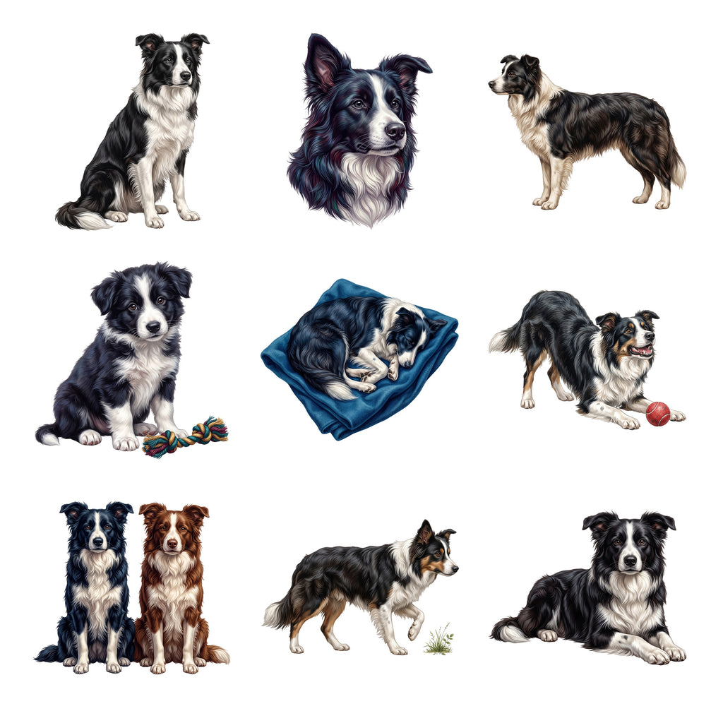 Border Collies — Complete assortment