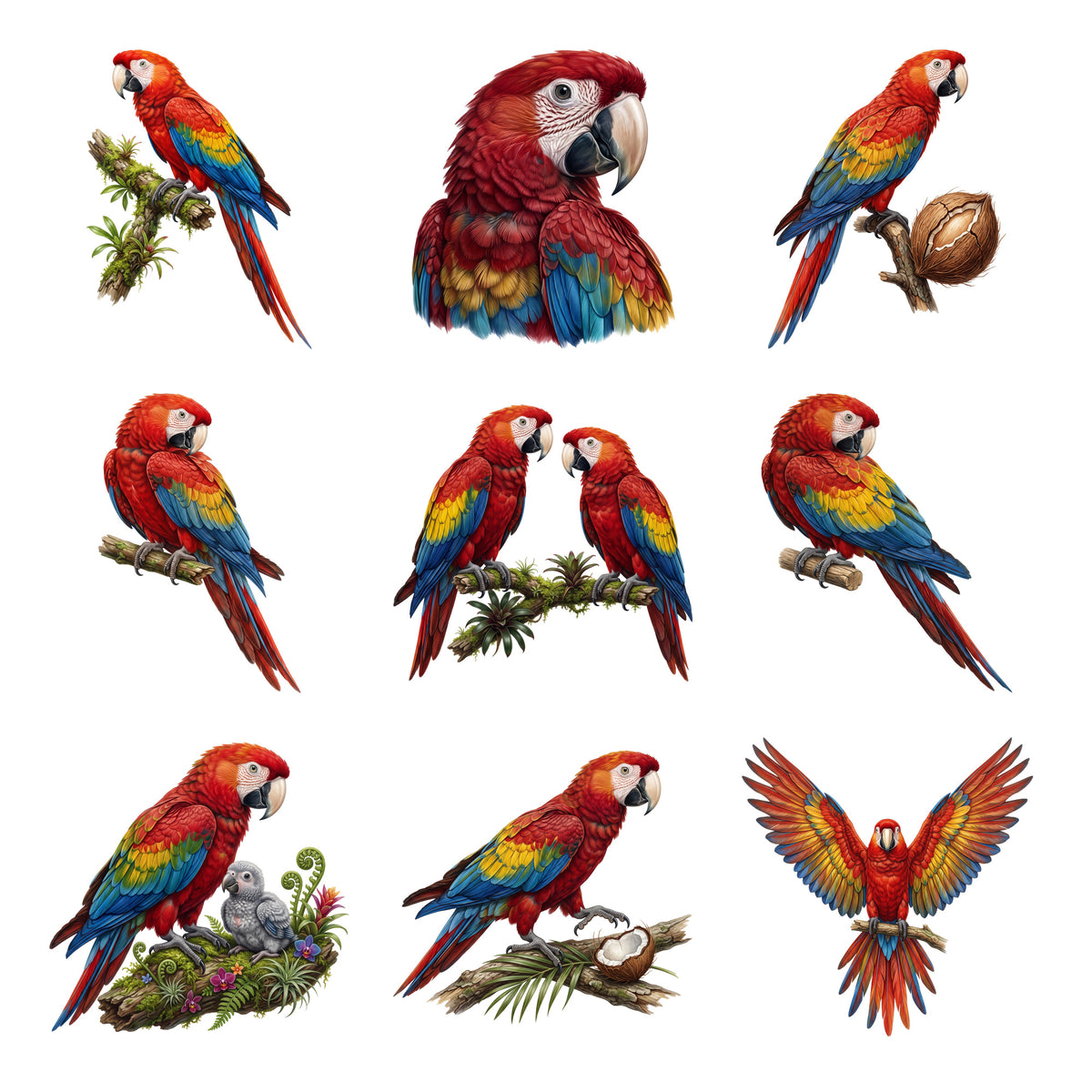 Macaw Rainforest — Complete assortment