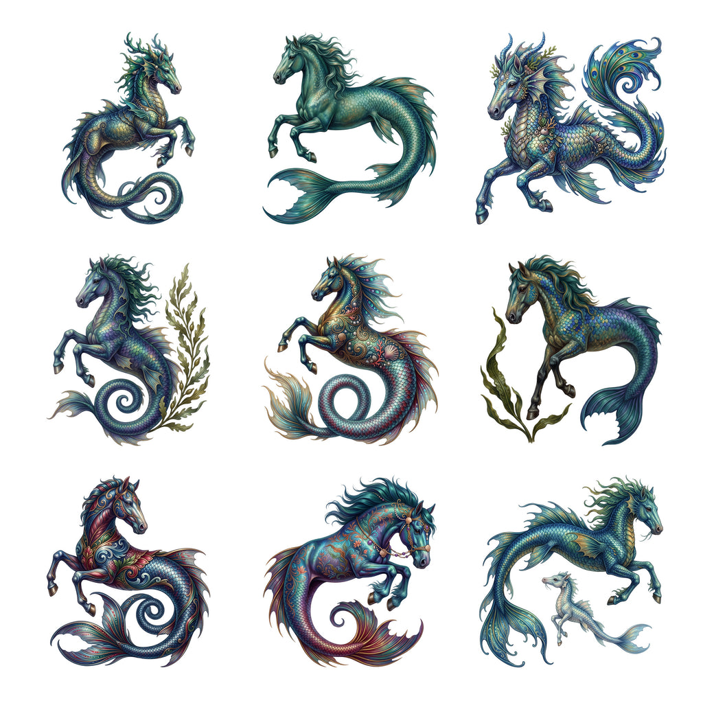 Hippocampus Sea Horses — Complete assortment