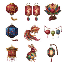 Lunar New Year Lanterns — Complete assortment