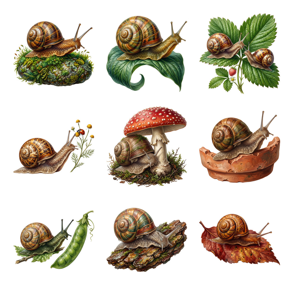 Garden Snails — Complete assortment