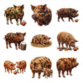 Kunekune Pigs — Complete assortment