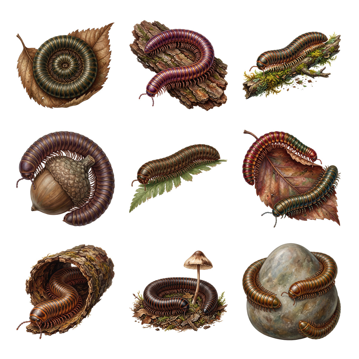 Millipede Forest Floor — Complete assortment