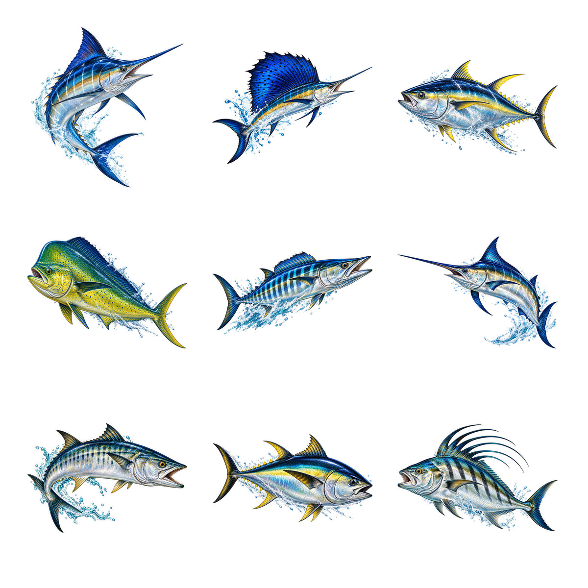 Deep Sea Fishing — Complete assortment