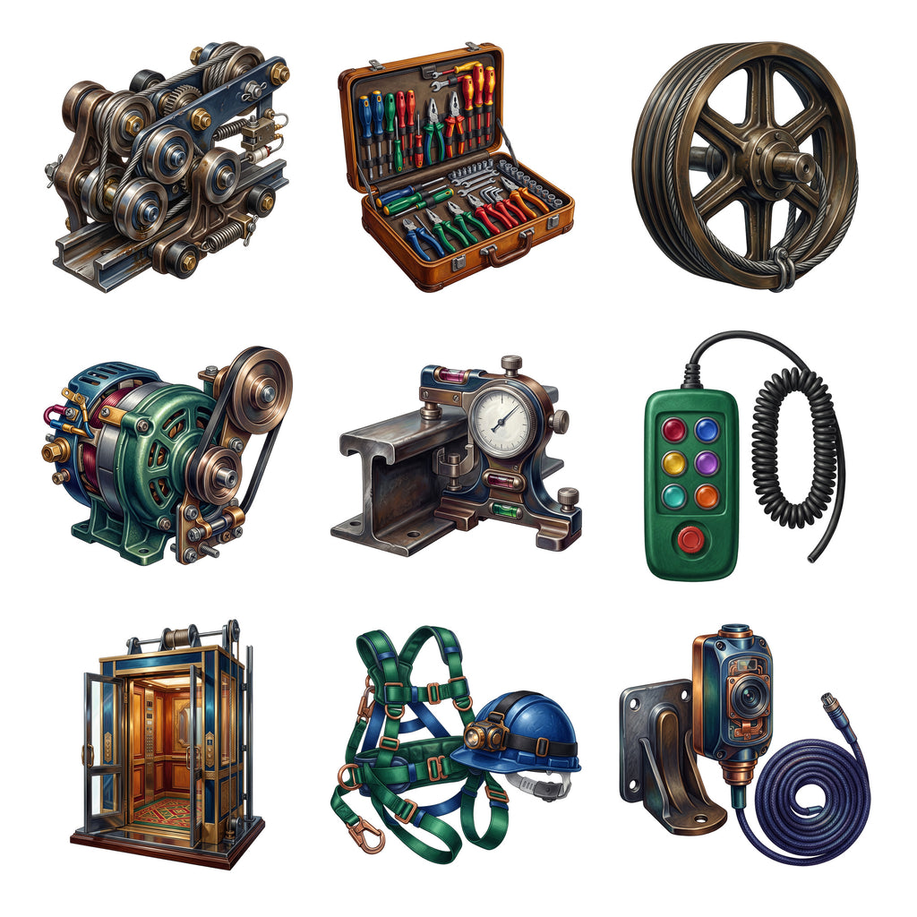 Elevator Technician Tools — Complete assortment