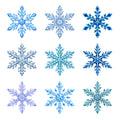 Winter Snowflakes — Complete assortment