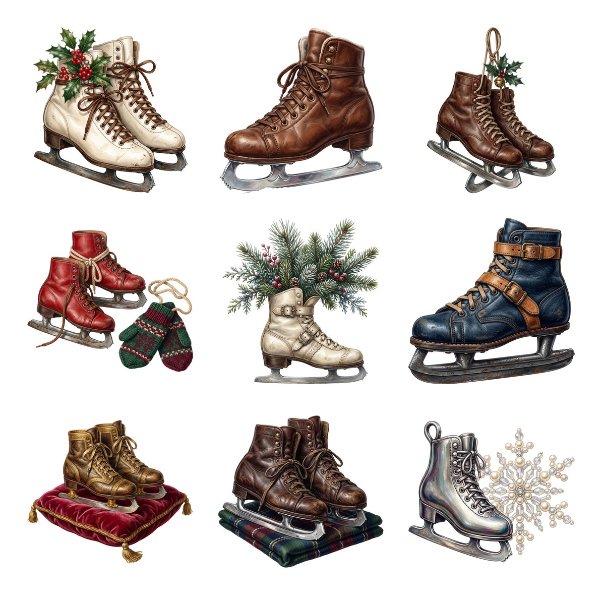 Vintage Ice Skates — Complete assortment