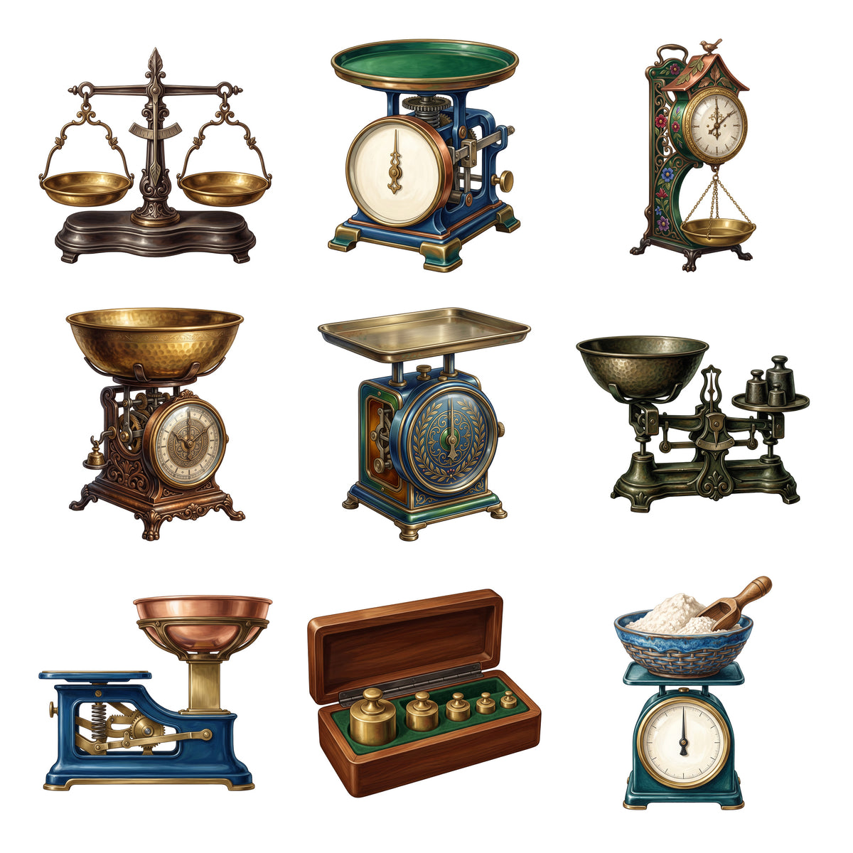 Mechanical Kitchen Scales — Complete assortment