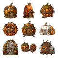 Pumpkin Cottage Village — Complete assortment