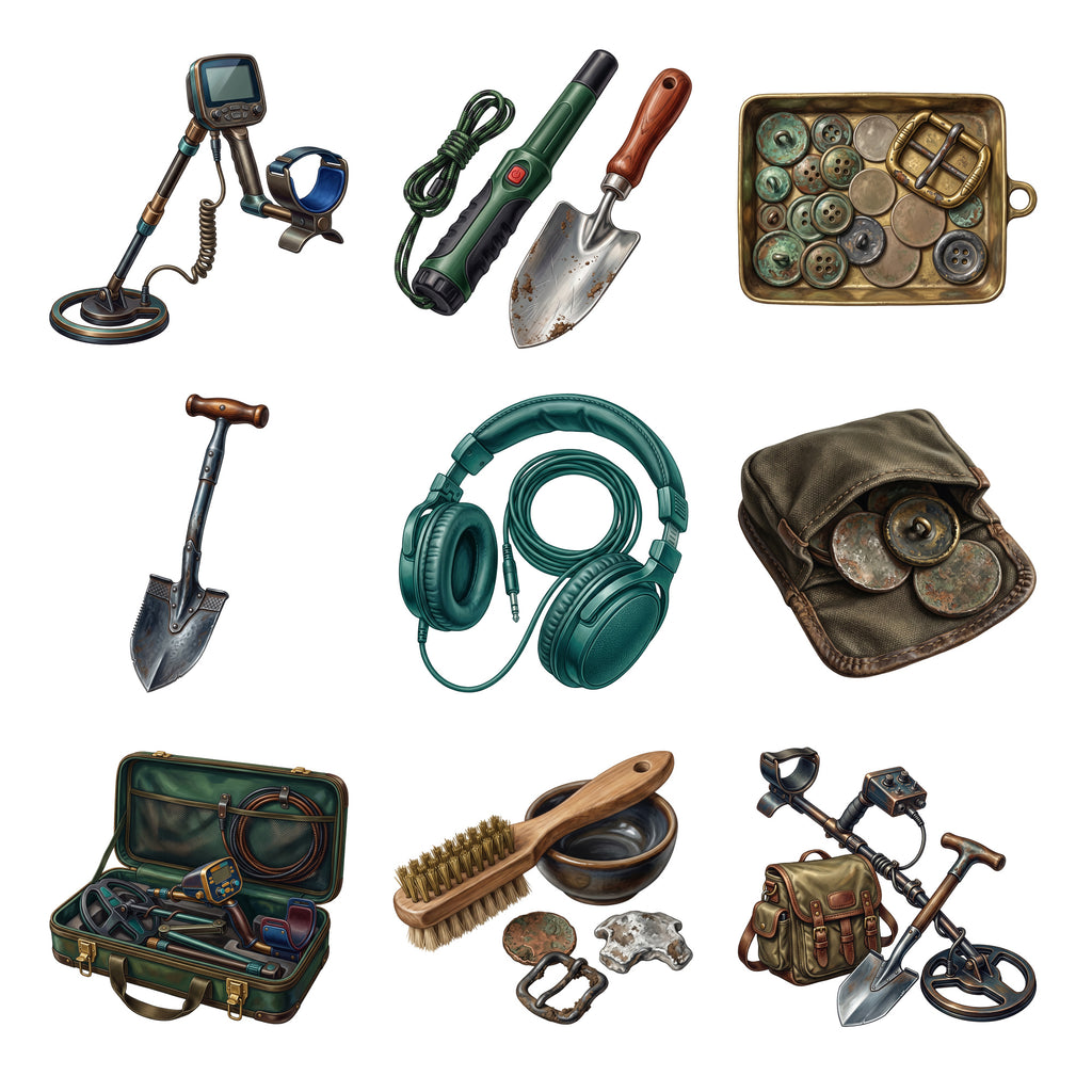 Metal Detecting Finds — Complete assortment