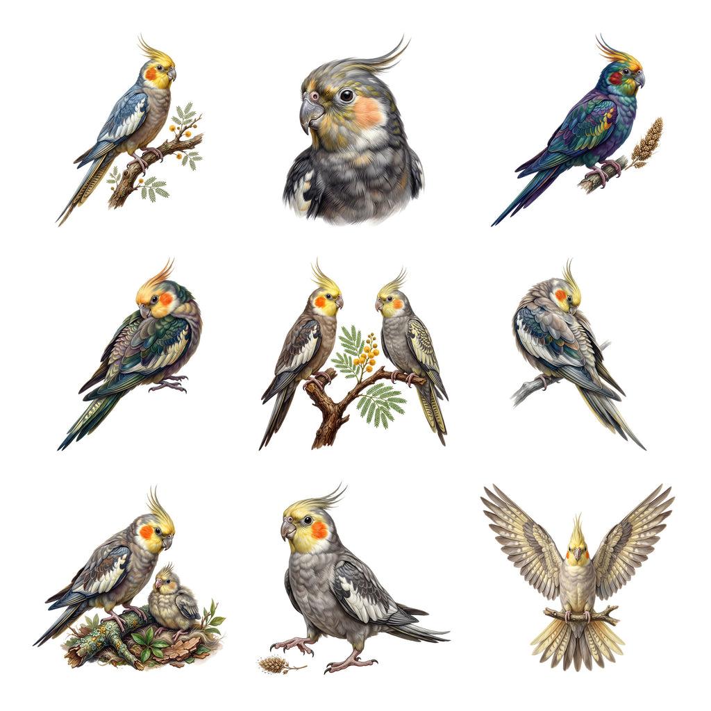 Cockatiel Companions — Complete assortment