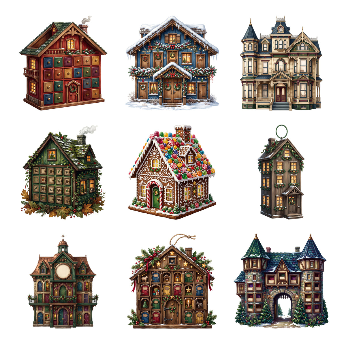 Advent House Collection — Complete assortment