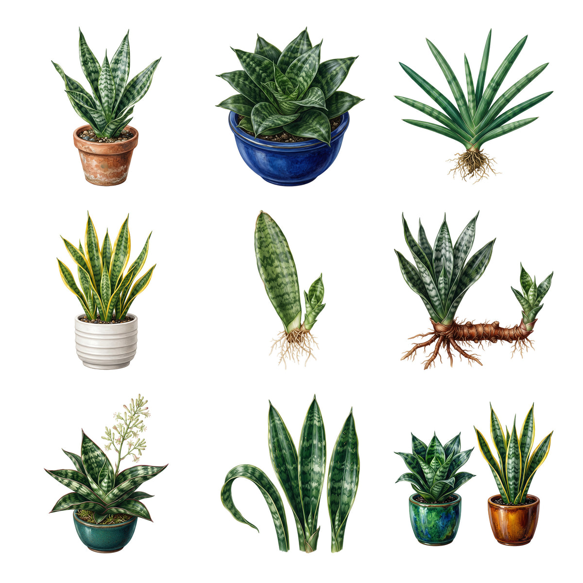 Snake Plant Collection — Complete assortment