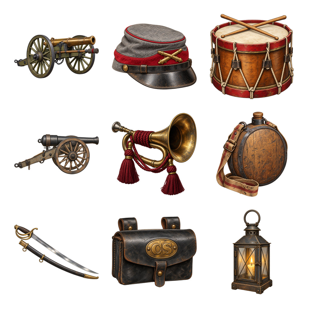 Confederate Civil War Equipment — Complete assortment
