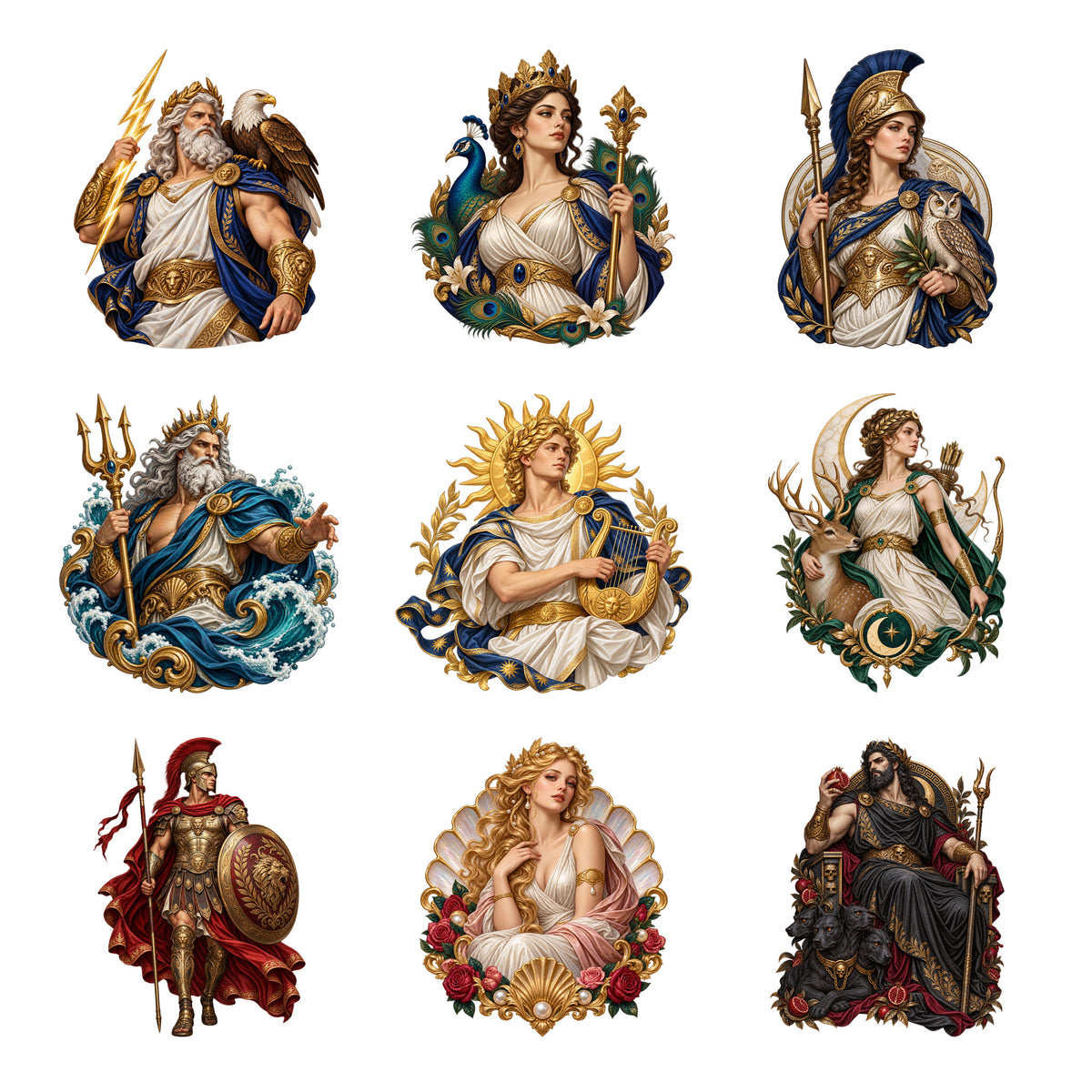 Greek Mythos - Gods of Olympus — Complete assortment
