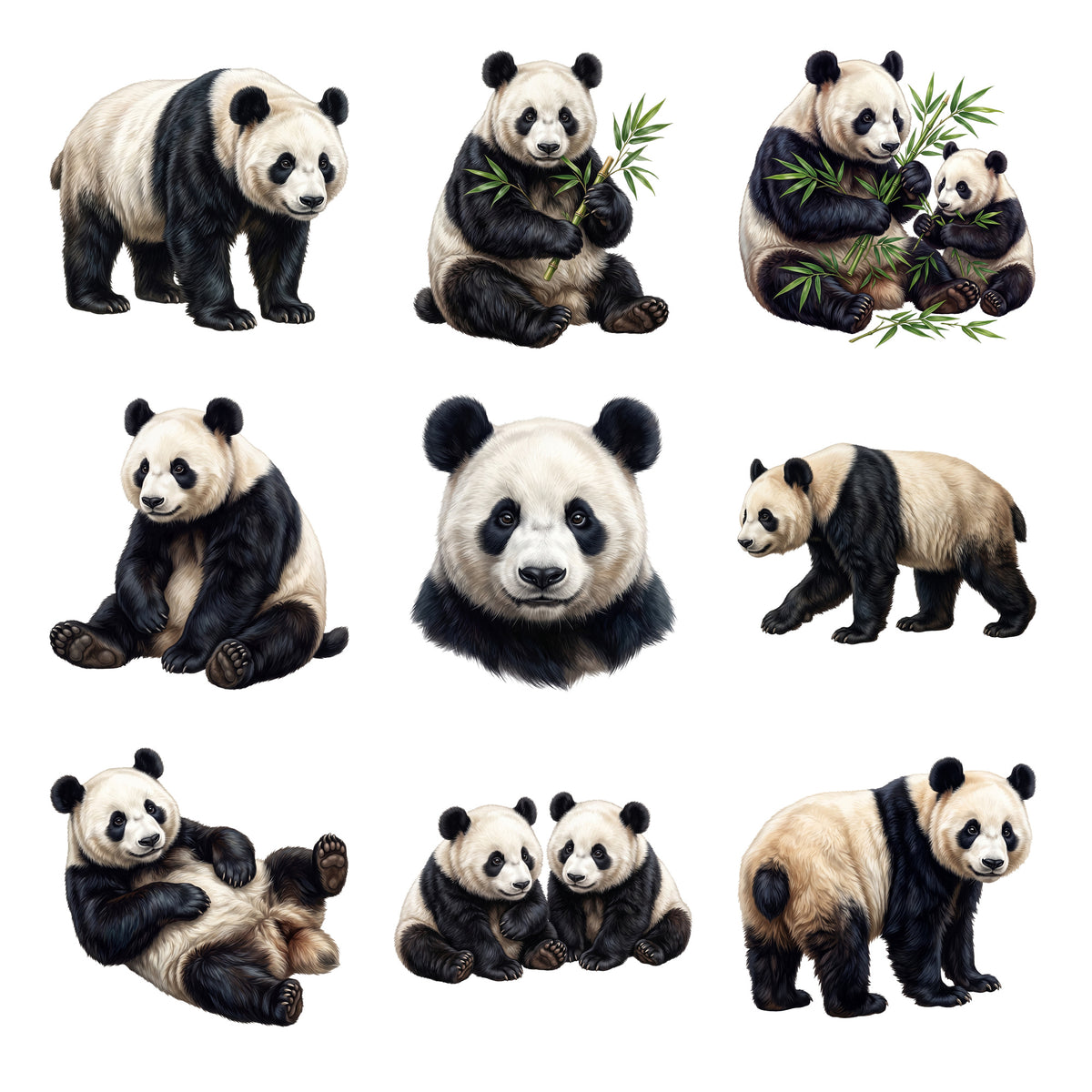 Giant Panda Bamboo Picnic — Complete assortment