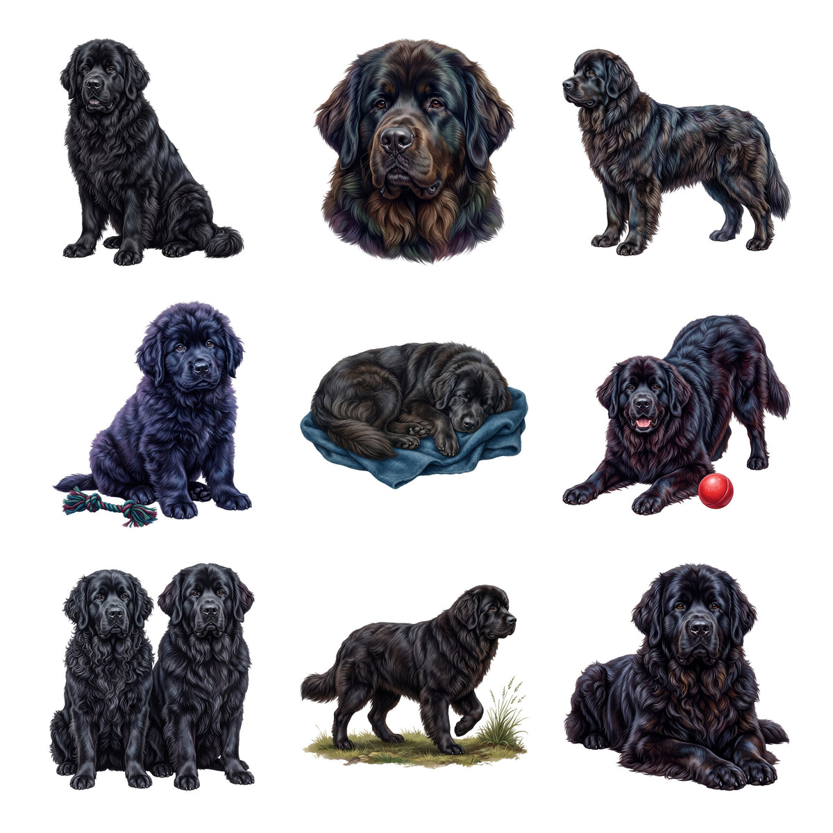 Newfoundlands — Complete assortment