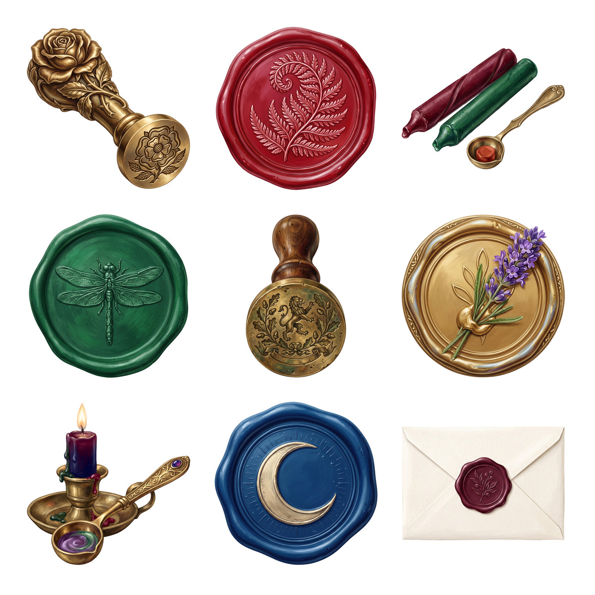 Wax Seal Collection — Complete assortment