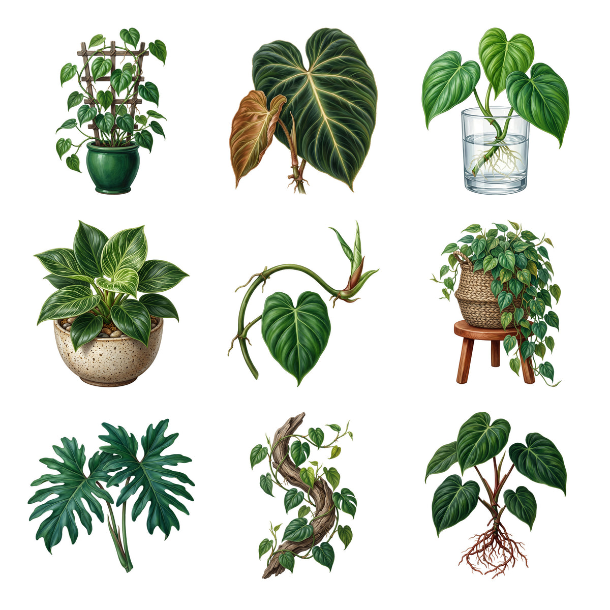 Philodendron Climbers — Complete assortment