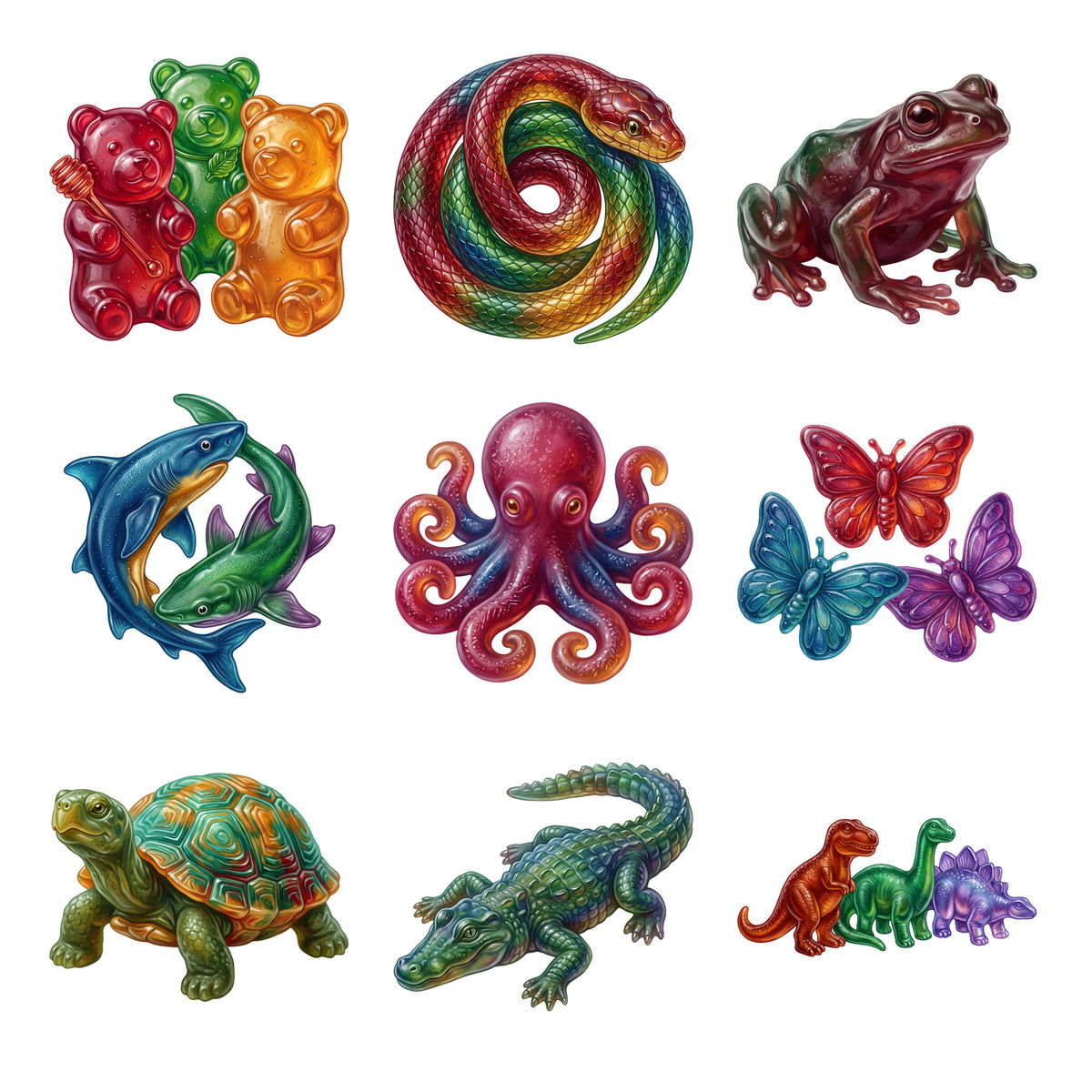 Gummy Candy Creatures — Complete assortment