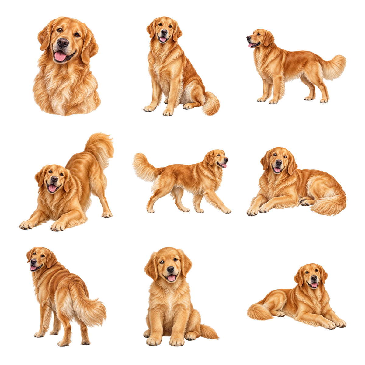 Golden Retriever — Complete assortment