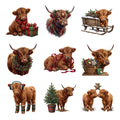 Highland Cow Christmas — Complete assortment
