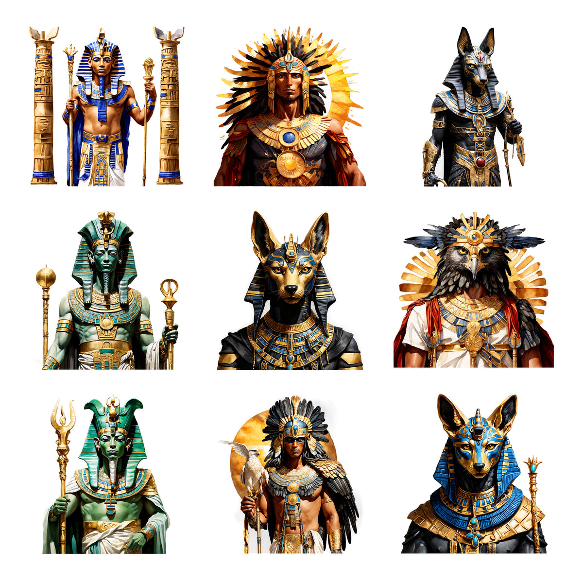 Egyptian — Complete assortment