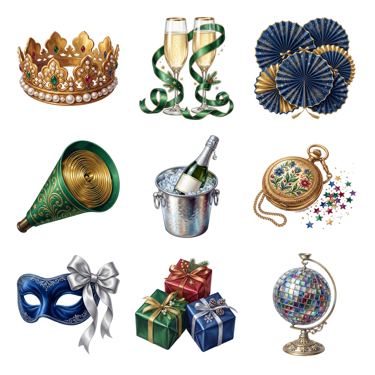 New Years Party Favors — Complete assortment