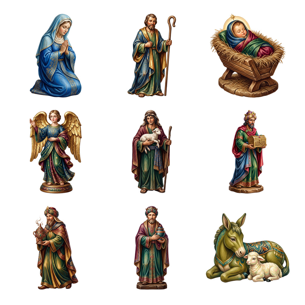 Nativity Figurines — Complete assortment