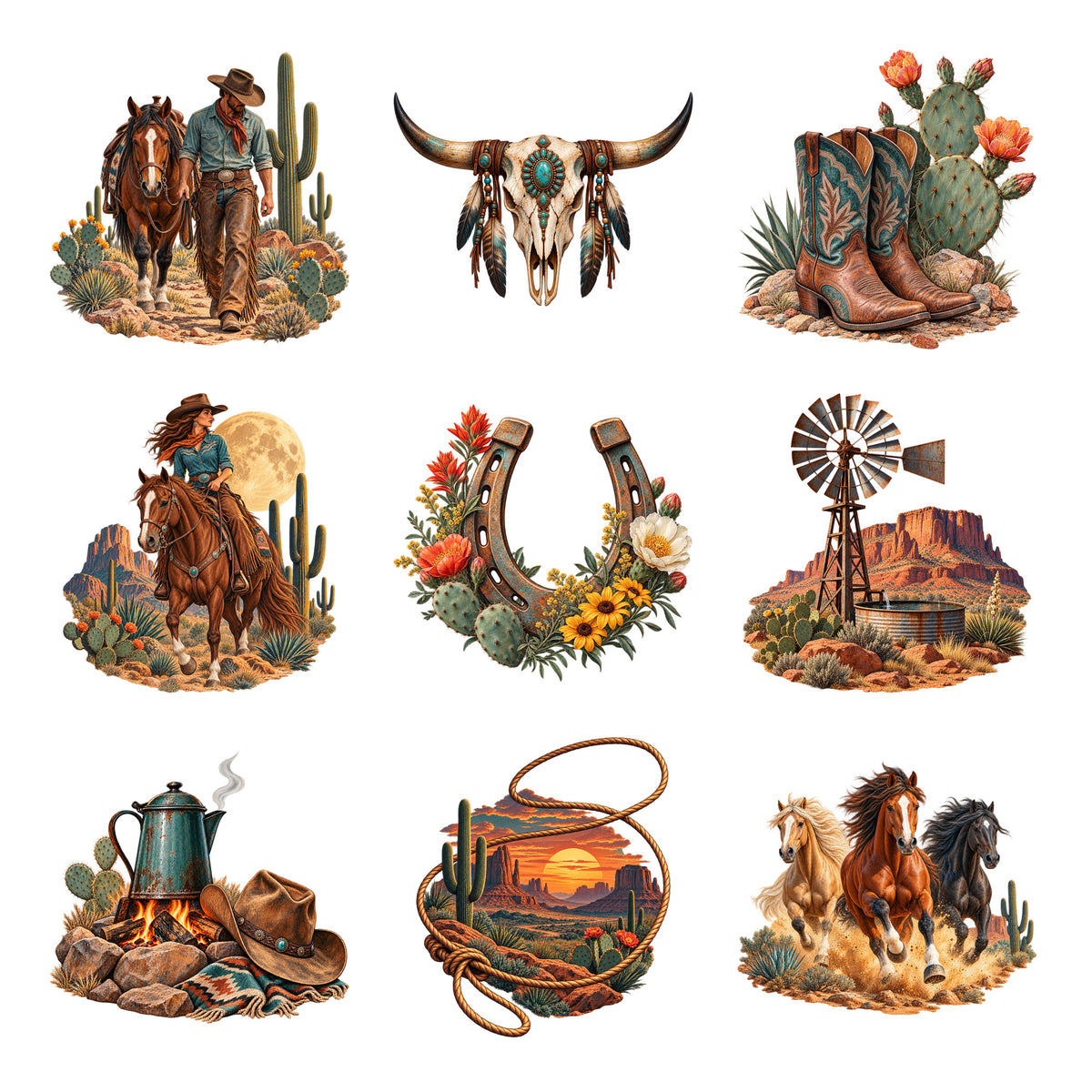 Ranch Cowboy - Desert Trails — Complete assortment