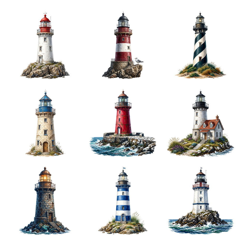 Coastal Lighthouses — Complete assortment