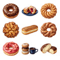 Donut Shop Window — Complete assortment