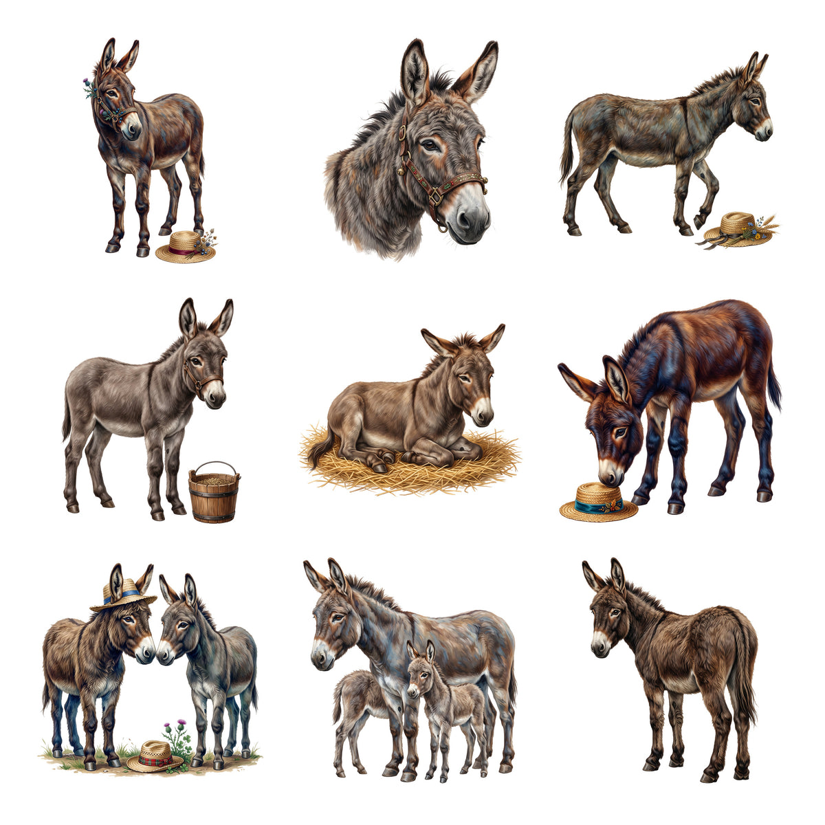 Donkey Farm Friends — Complete assortment