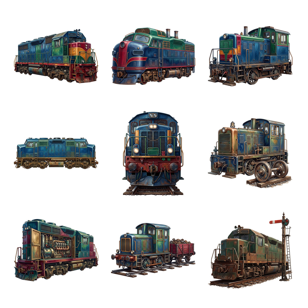 Diesel Freight Locomotives — Complete assortment