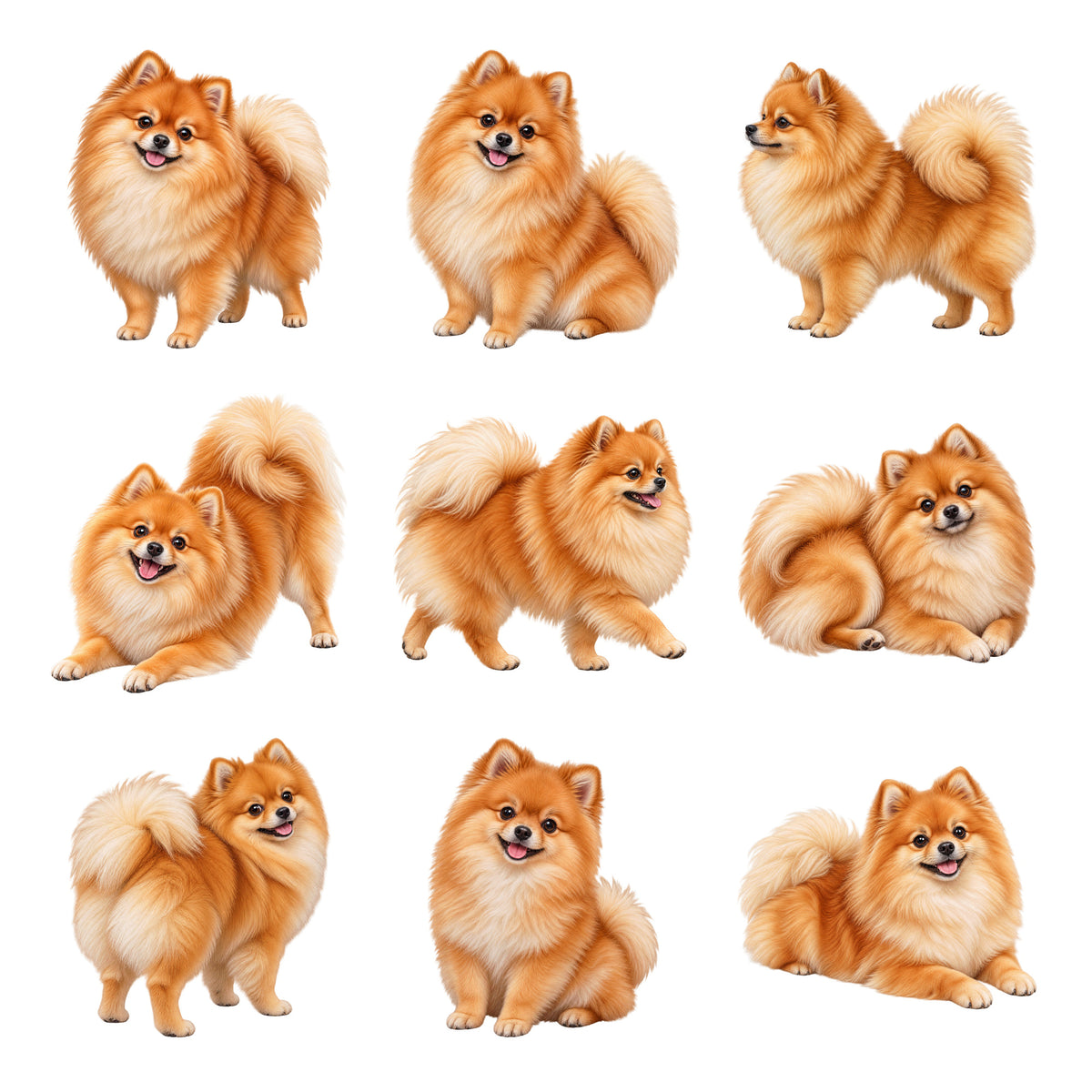 Pomeranian — Complete assortment
