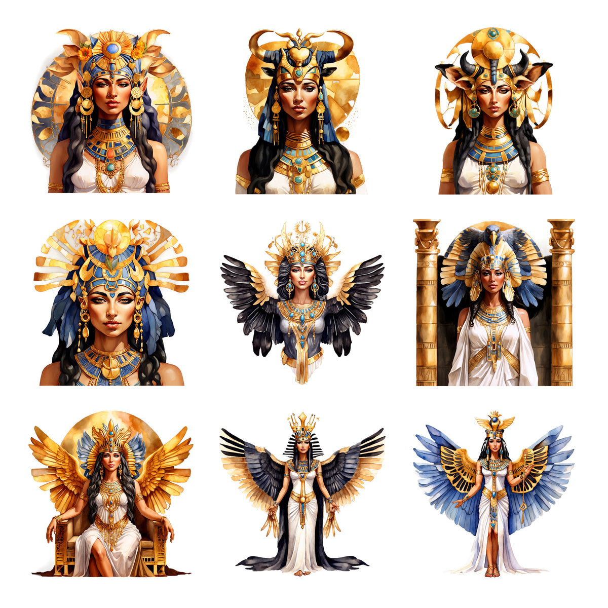 Egyptian - Queens and Guardians — Complete assortment