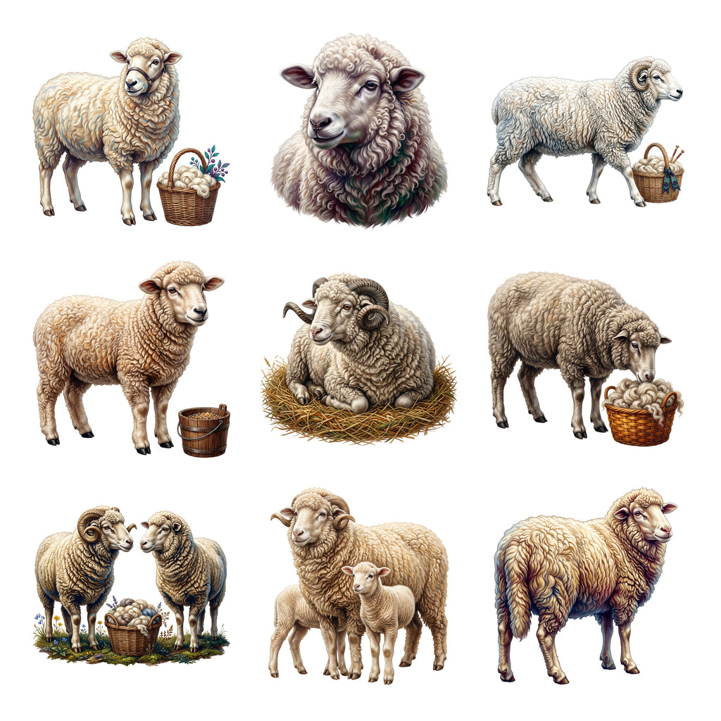 Merino Sheep — Complete assortment