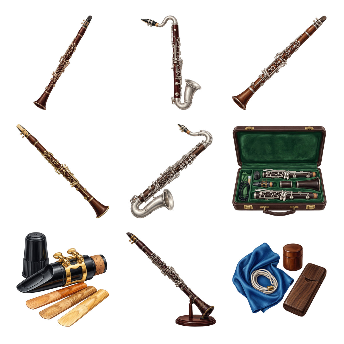 Clarinet Woodwind Club — Complete assortment