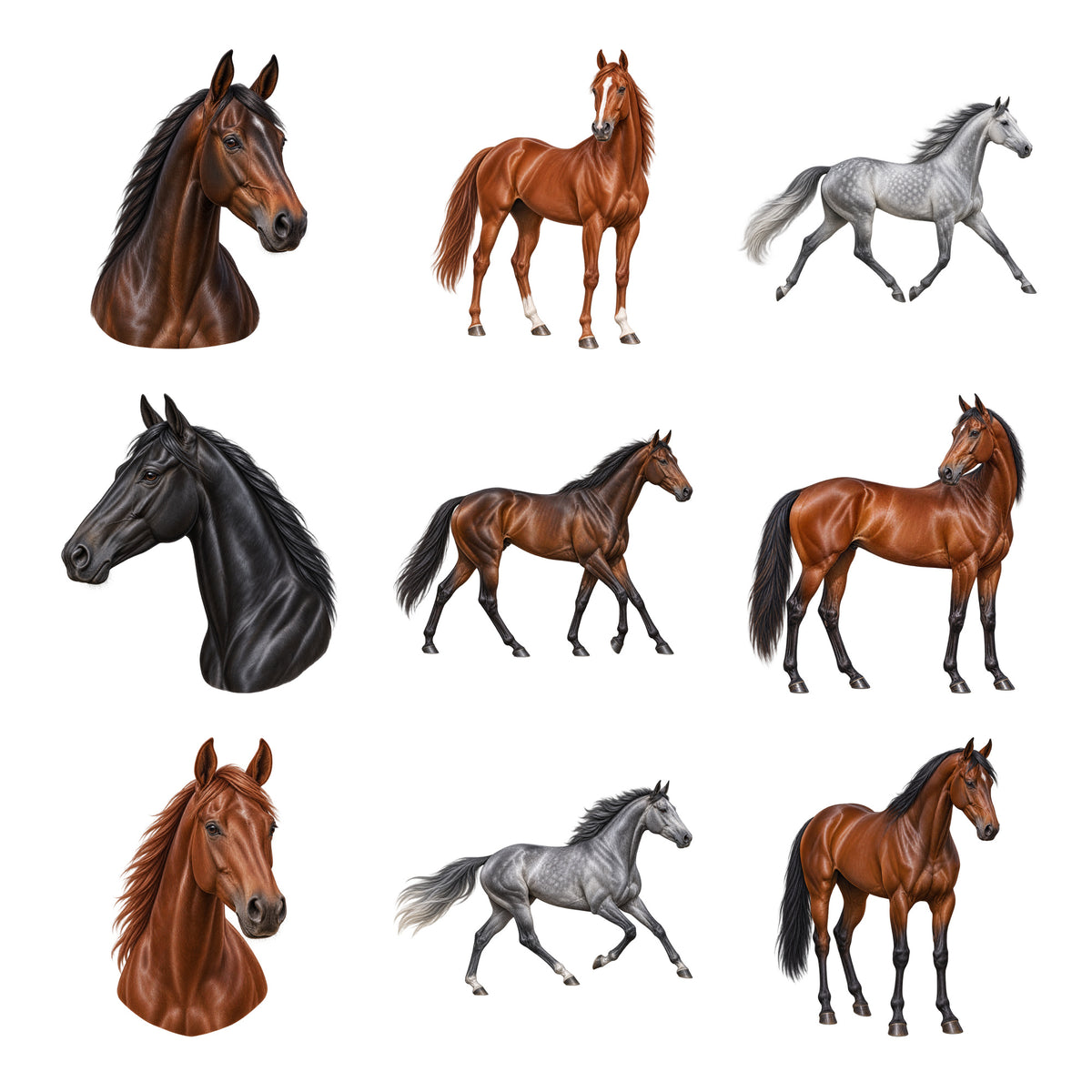 Thoroughbreds — Complete assortment
