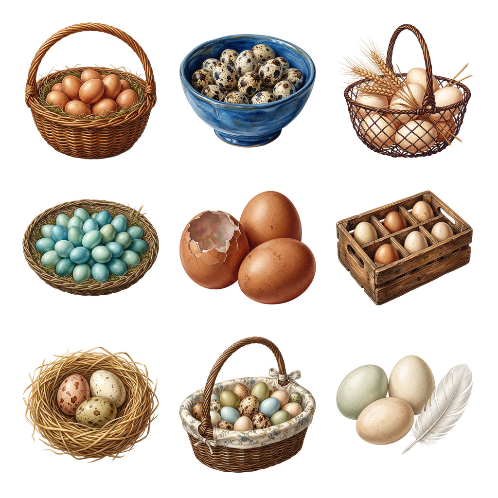Egg Basket Collection — Complete assortment