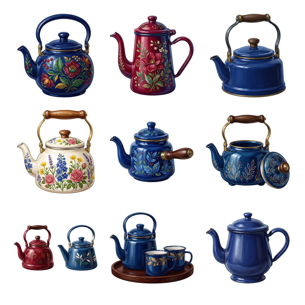 Enamel Kettle Kitchen — Complete assortment