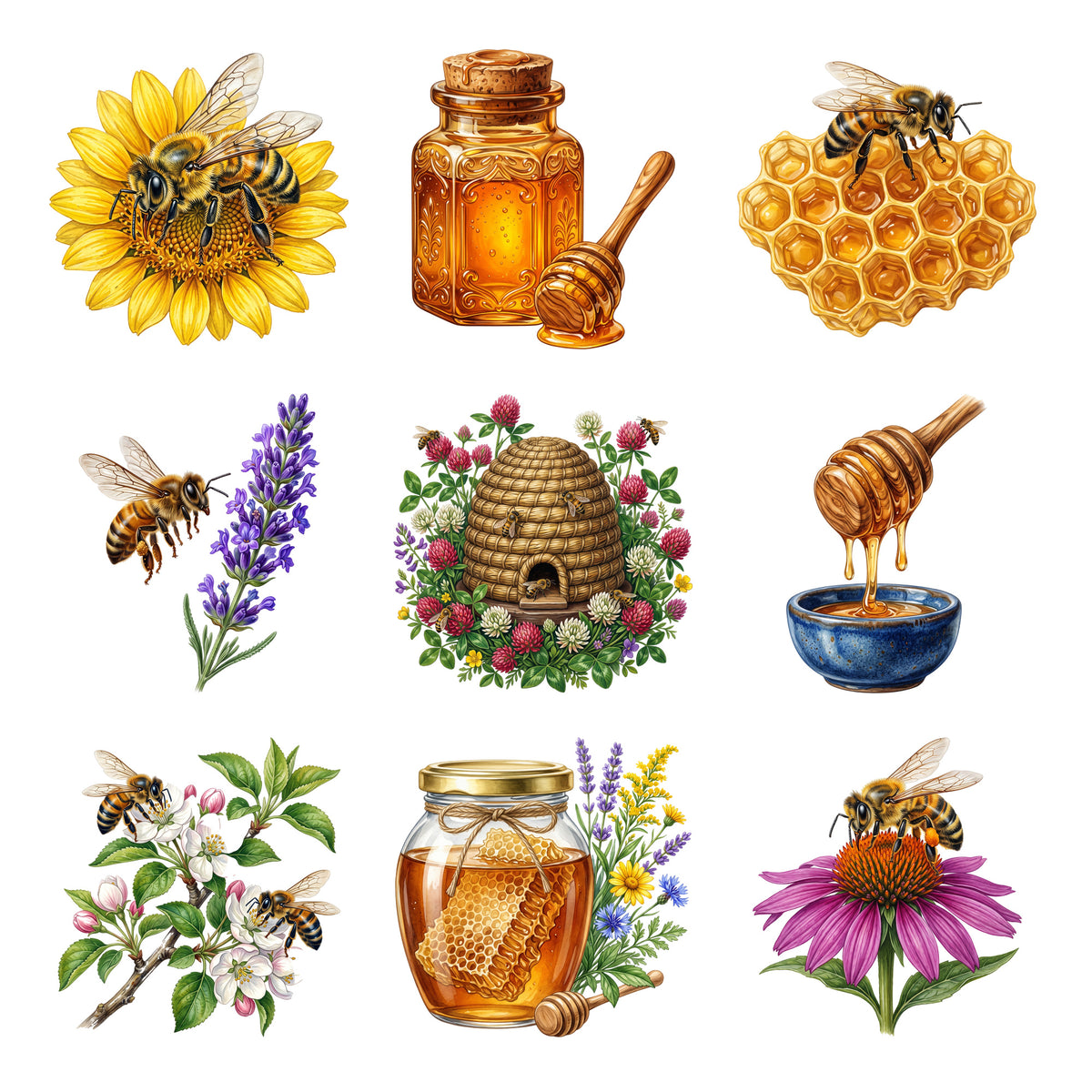 Honeybees and Honey — Complete assortment