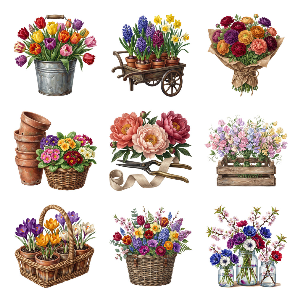 Spring Flower Market — Complete assortment