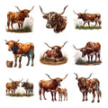Texas Longhorn Cattle — Complete assortment