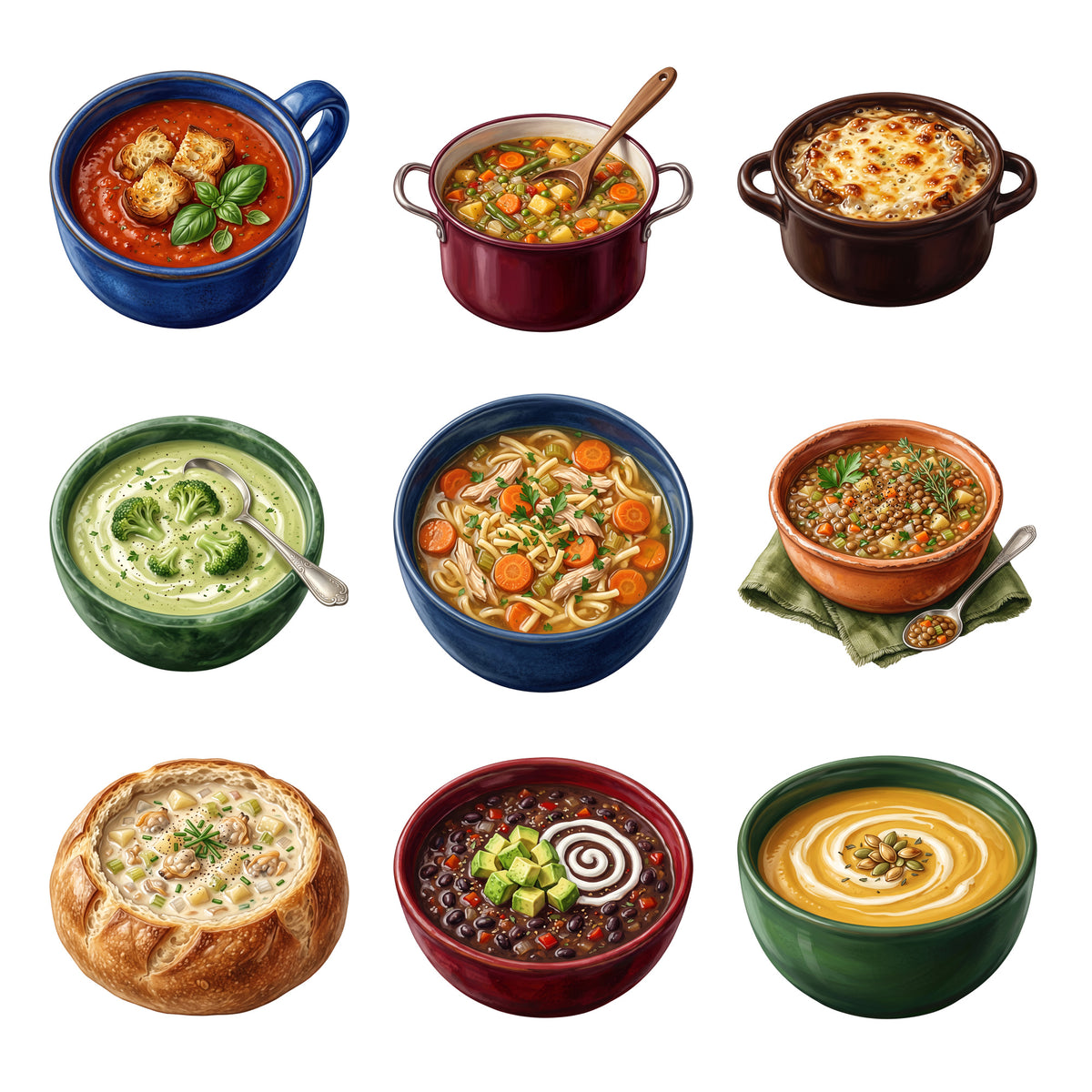 Soup Pot Comforts — Complete assortment