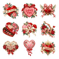 Valentine Hearts - Sweet Vintage — Complete assortment