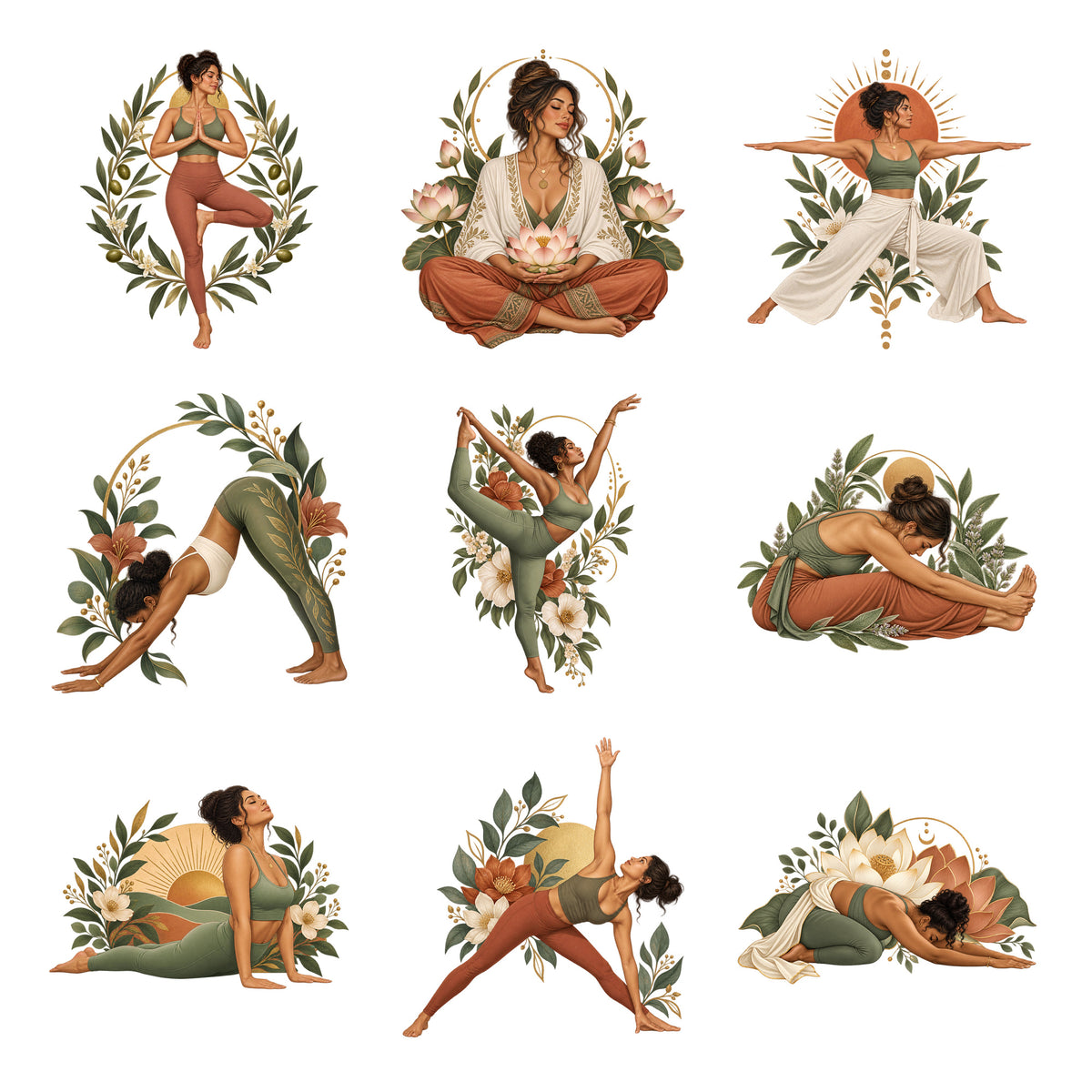 Yoga - Botanical Flow — Complete assortment