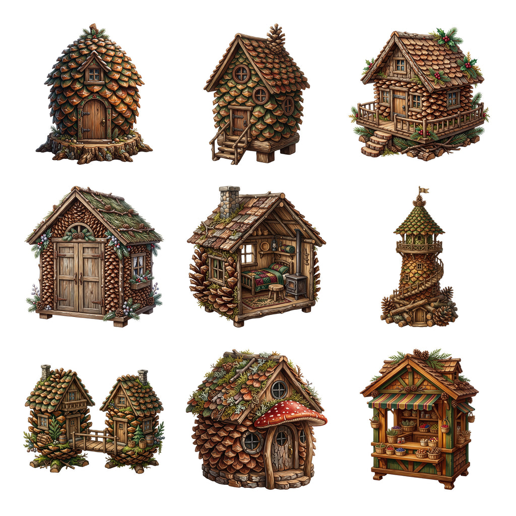 Pinecone Woodland Cabins — Complete assortment