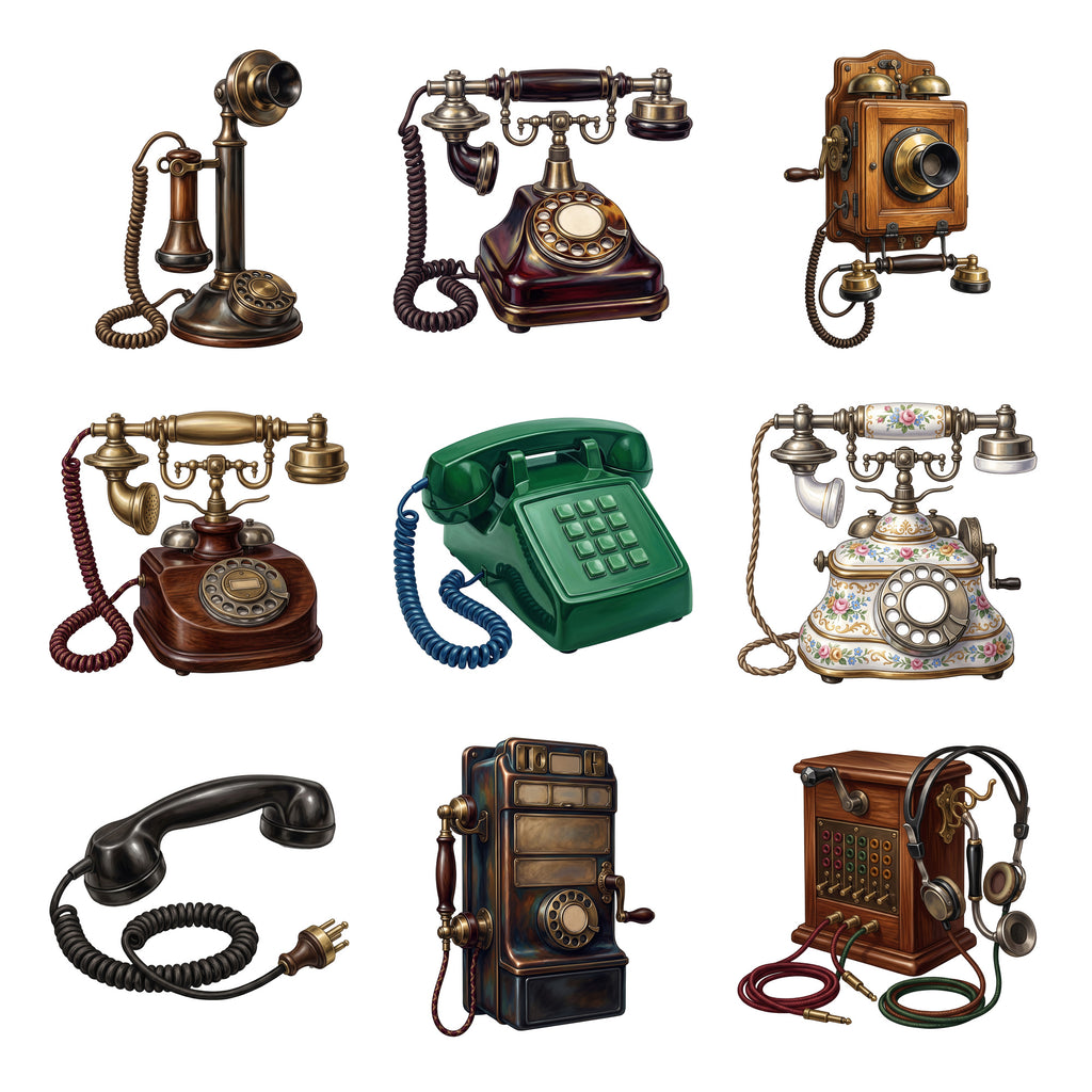 Antique Telephones — Complete assortment
