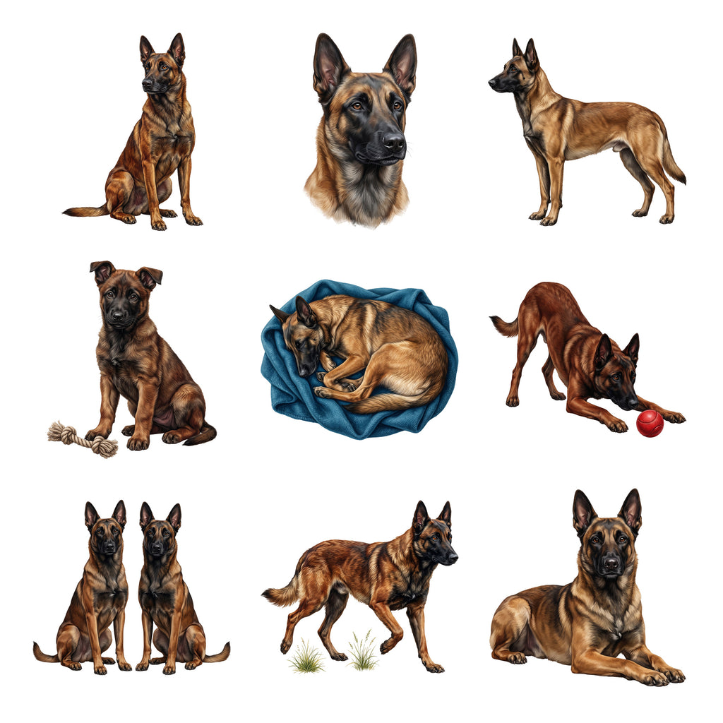 Belgian Malinois — Complete assortment